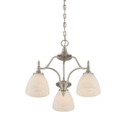 Savoy House 1-1000-3-SN Three Light Chandelier, Satin Nickel (3)