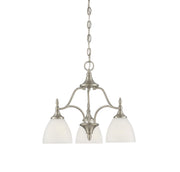 Savoy House 1-1000-3-SN Three Light Chandelier, Satin Nickel