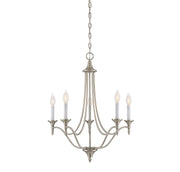 Savoy House 1-1008-5-SN Five Light Chandelier, Satin Nickel