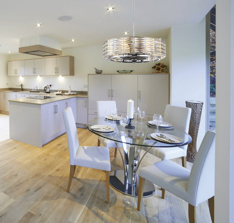 Savoy House 30-333-FD-11 LED Fan D'Lier, Polished Chrome (2)