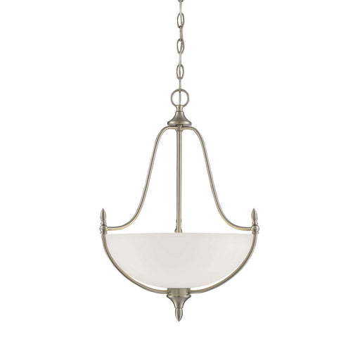 Savoy House 7-1004-3-SN Three Light Pendant, Satin Nickel