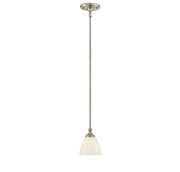 Savoy House 7-1010-1-SN One Light Mini Pendant, Satin Nickel