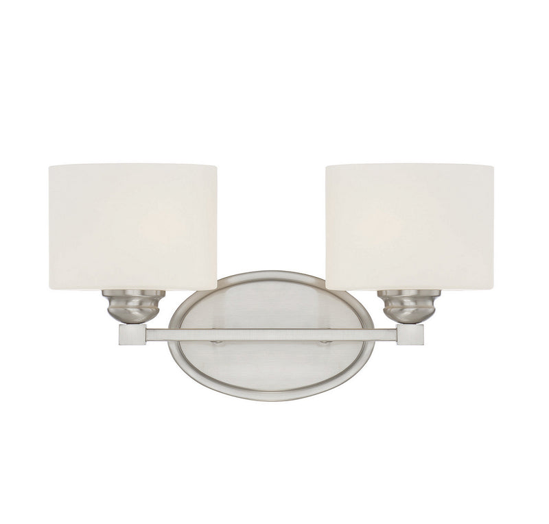 Savoy House 8-890-2-SN Two Light Bath Bar, Satin Nickel