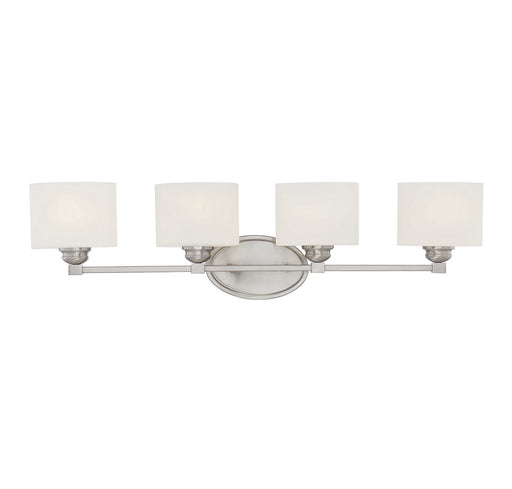 Savoy House 8-890-4-SN Four Light Bath Bar, Satin Nickel