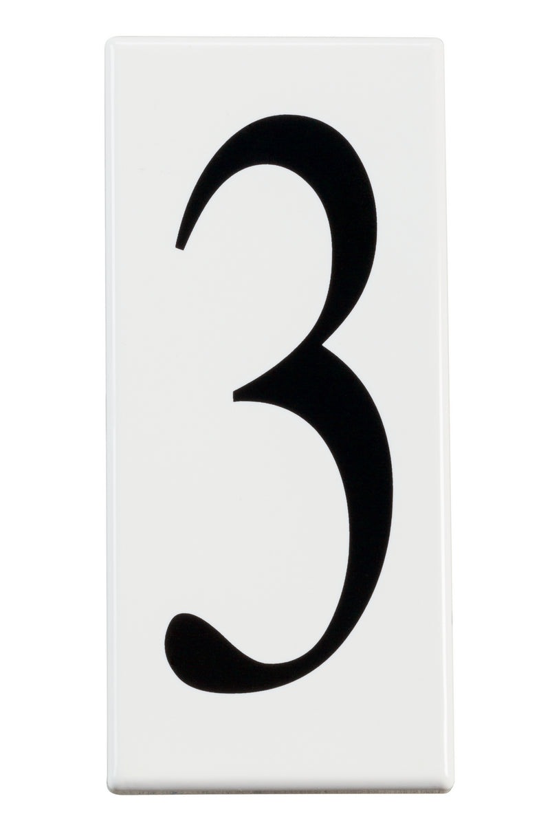 Kichler 4303 Number 3 Panel, White Material (Not Painted)