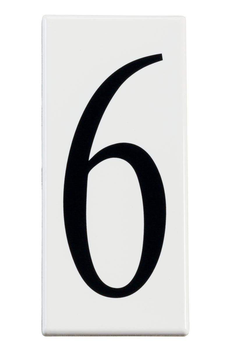 Kichler 4306 Number 6 Panel, White Material (Not Painted)