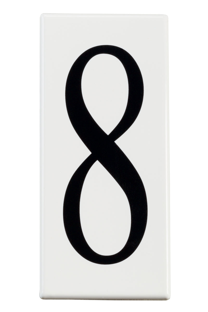 Kichler 4308 Number 8 Panel, White Material (Not Painted)