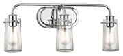 Kichler 45459CH Three Light Bath, Chrome