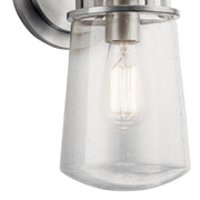 Kichler 49445BA One Light Outdoor Wall Mount, Brushed Aluminum (2)