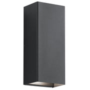 Kichler 49551BKTLED LED Outdoor Wall Mount, Textured Black