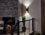 Kichler 49608AZTLED LED Outdoor Wall Mount, Textured Architectural Bronze (4)