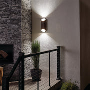Kichler 49608AZTLED LED Outdoor Wall Mount, Textured Architectural Bronze (5)