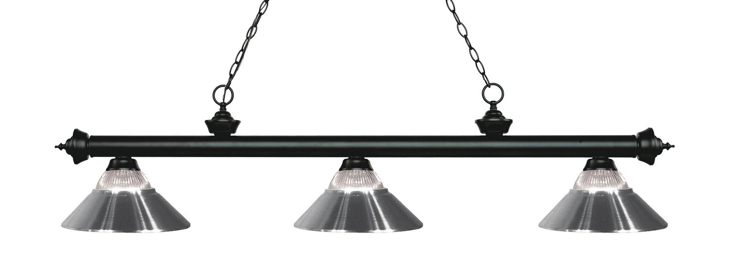 Z-Lite 200-3MB-RCH Riviera Three Light Island Pendant, Matte Black Main Image.jpg