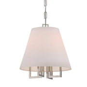 Crystorama 2254-PN Westwood Four Light Mini Chandelier Polished Nickel Main Image.jpg