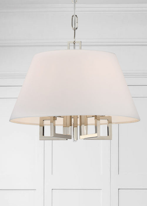 Crystorama 2255-PN Westwood Five Light Mini Chandelier Polished Nickel Alternate Image 4.jpg