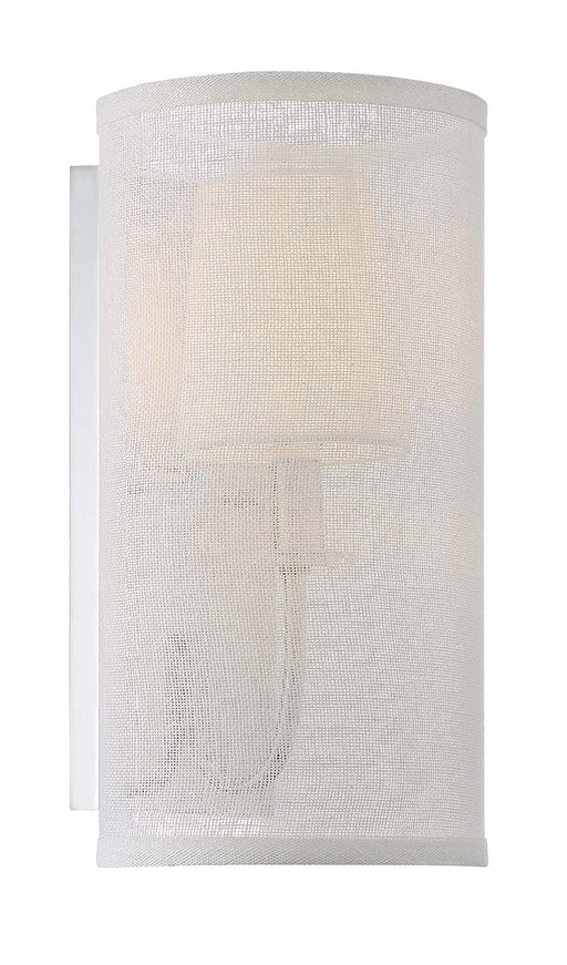 Crystorama 2291-PN Culver One Light Wall Sconce Polished Nickel Main Image.jpg