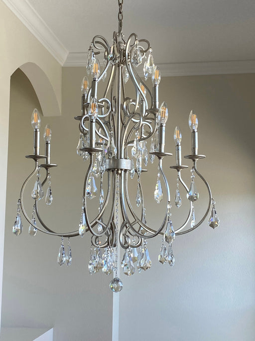 Crystorama 5019-OS-CL-MWP Ashton Nine Light Chandelier Olde Silver Alternate Image.jpg