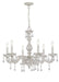 Crystorama 5036-AW-CL-MWP Paris Market Six Light Chandelier Antique White Main Image.jpg