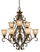 Crystorama 7409-BU Norwalk Nine Light Chandelier Bronze Umber Main Image.jpg
