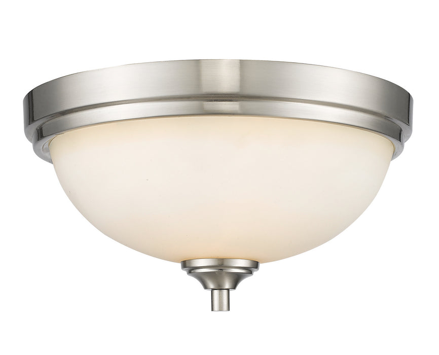 Z-Lite 435F2-BN Bordeaux Two Light Flush Mount, Brushed Nickel Main Image.jpg