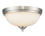 Z-Lite 435F2-BN Bordeaux Two Light Flush Mount, Brushed Nickel Main Image.jpg