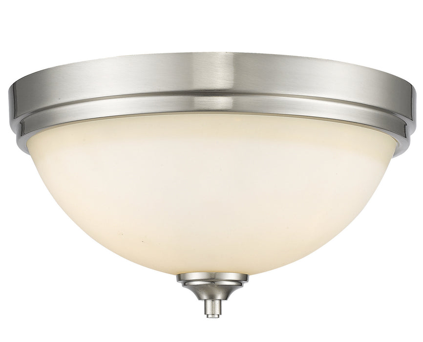 Z-Lite 435F3-BN Bordeaux Three Light Flush Mount, Brushed Nickel Main Image.jpg