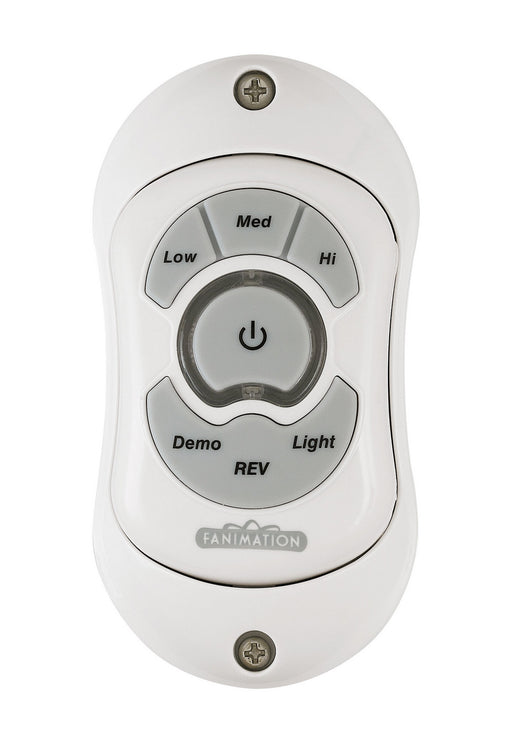 Fanimation TR28 Controls Hand Held Remote Reversing - Fan Speed/Light-WH White Main Image.jpg