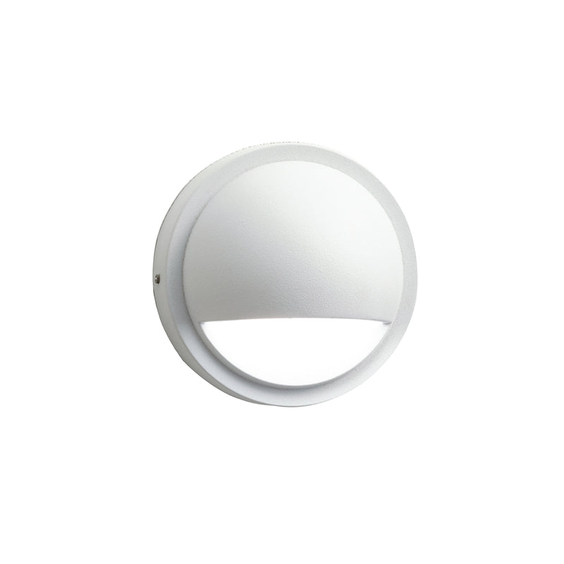 Kichler 15764WHT27R LED Deck Light, Textured White
