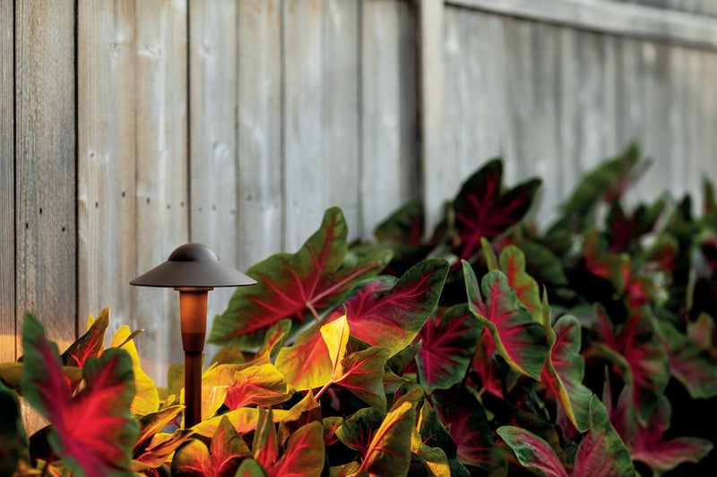 Kichler 15870AZT27R LED Path Light, Textured Architectural Bronze (4)