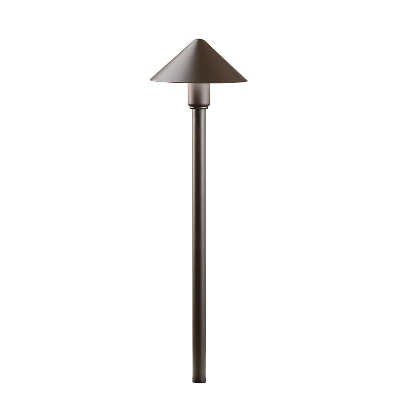 Kichler 16120AZT27 LED Path Light, Textured Architectural Bronze