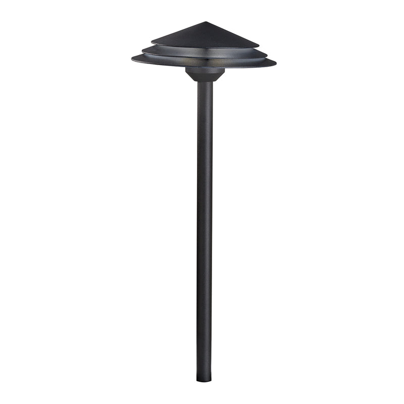 Kichler 16124BKT30 LED Path Light, Textured Black
