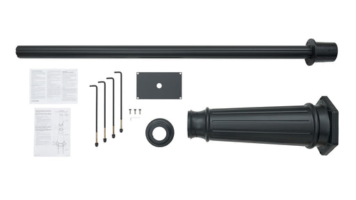 Kichler 9542BK Outdoor Post, Black Material (Not Painted) (2)