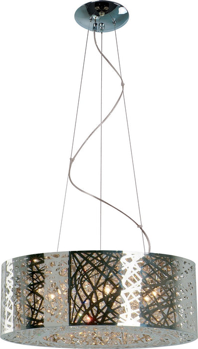 ET2 E21308-10PC/BUL Inca LED Pendant, Polished Chrome Main Image.jpg