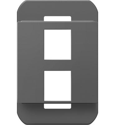 adorne® AC2PFM1 2-Port Frame, Magnesium Main Image.jpg