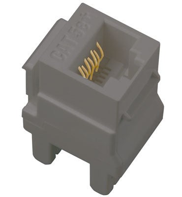 Legrand AC5ERJ45M1 Adorne Cat 5E Rj45 Data/Phone Insert, Magnesium Main Image