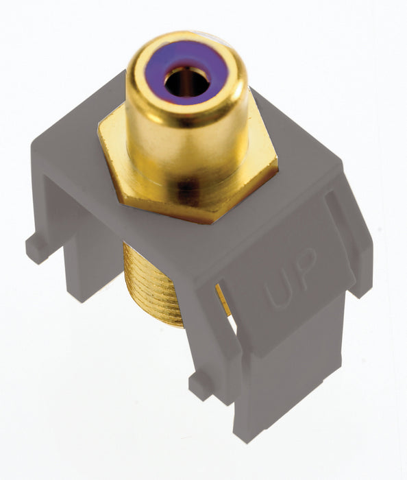 Legrand ACPRCAFM1 Adorne Subwoofer Rca To F-Connector, Magnesium Main Image