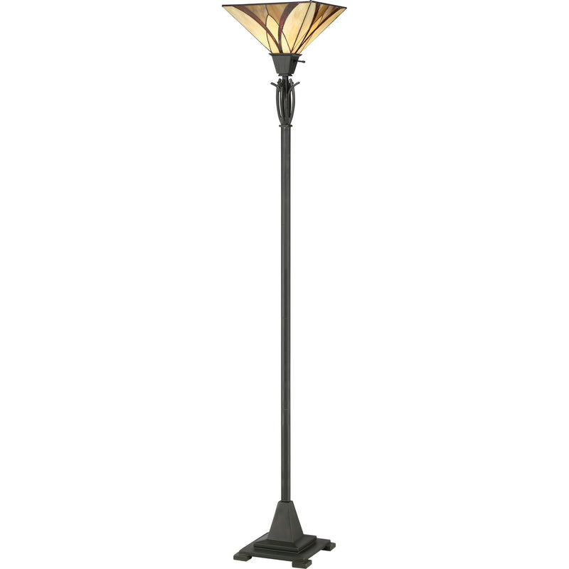 Quoizel TFAS9470VA Asheville One Light Torchiere, Valiant Bronze Main Image.jpg