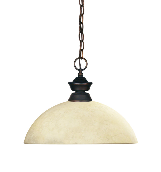 Z-Lite 100701OB-DGM14 Shark One Light Pendant, Olde Bronze Main Image.jpg