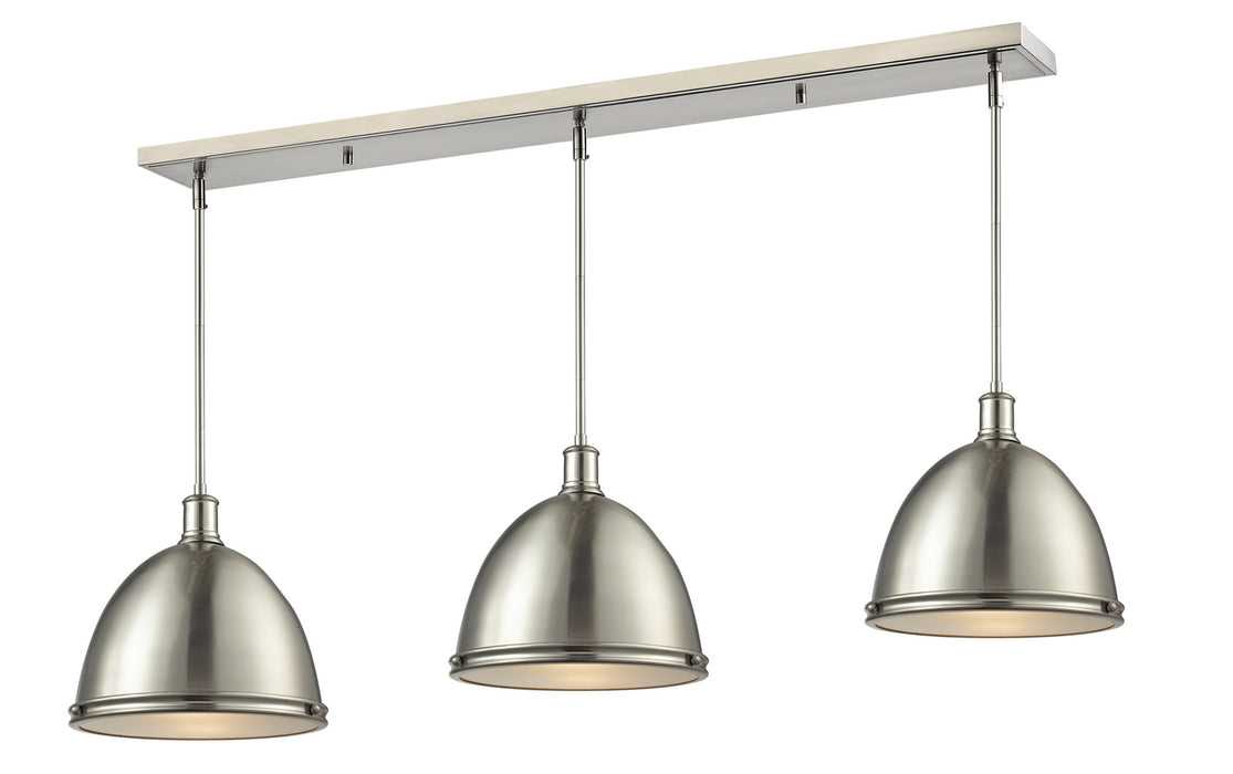 Z-Lite 710P13-3BN Mason Three Light Island Pendant, Brushed Nickel Main Image.jpg