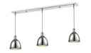 Z-Lite 711MP-3CH Mason Three Light Island Pendant, Chrome Main Image.jpg