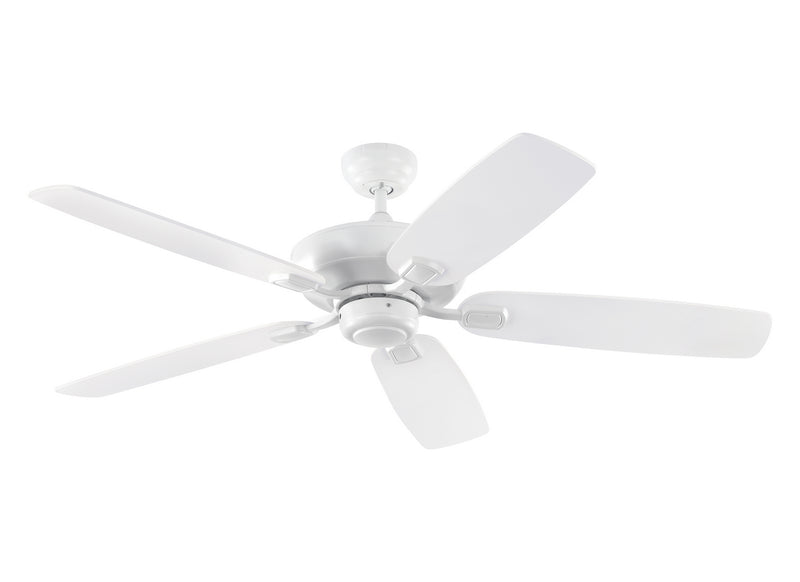Generation Lighting 5COM52RZW Colony 52"Ceiling Fan, Matte White Main Image.jpg
