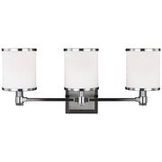 Generation Lighting VS23303SN/CH Prospect Park Three Light Vanity, Satin Nickel / Chrome Main Image.jpg