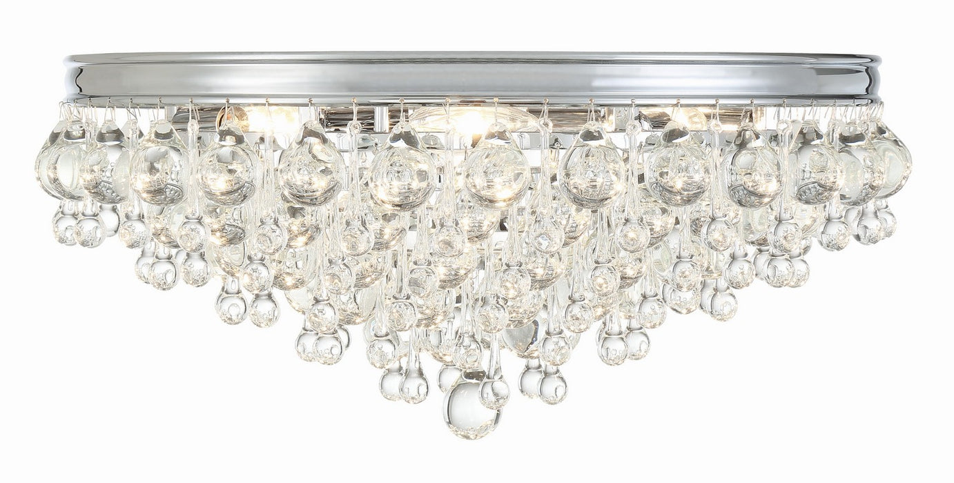Crystorama 138-CH Calypso Six Light Flush Mount Polished Chrome Alternate Image 4.jpg