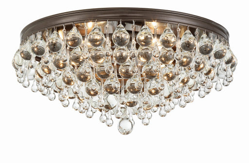 Crystorama 138-VZ Calypso Six Light Flush Mount Vibrant Bronze Main Image.jpg