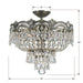 Crystorama 1483-HB-CL-I Majestic Three Light Semi Flush Mount Historic Brass Alternate Image.jpg