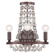 Crystorama 1542-CB-MWP Channing Three Light Wall Sconce Chocolate Bronze Main Image.jpg