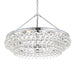Crystorama 275-CH Calypso Six Light Chandelier Polished Chrome Alternate Image.jpg