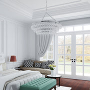 Crystorama 275-CH Calypso Six Light Chandelier Polished Chrome Alternate Image 4.jpg