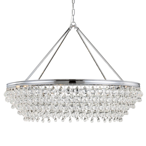 Crystorama 278-CH Calypso Eight Light Chandelier Polished Chrome Alternate Image.jpg