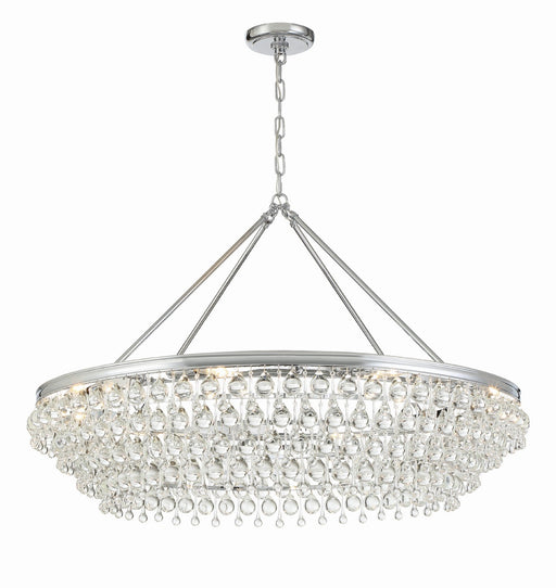 Crystorama 278-CH Calypso Eight Light Chandelier Polished Chrome Main Image.jpg